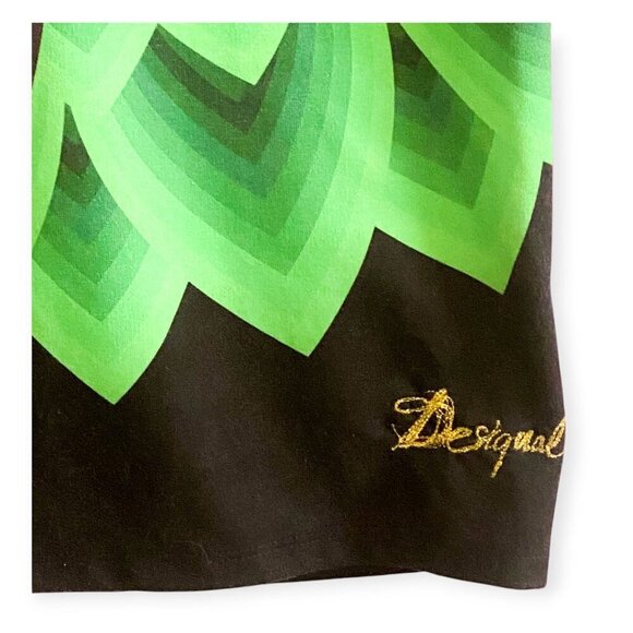 Desigual Multi-color Graphic Print Bodycon Dress, Size M - Picture 4 of 15